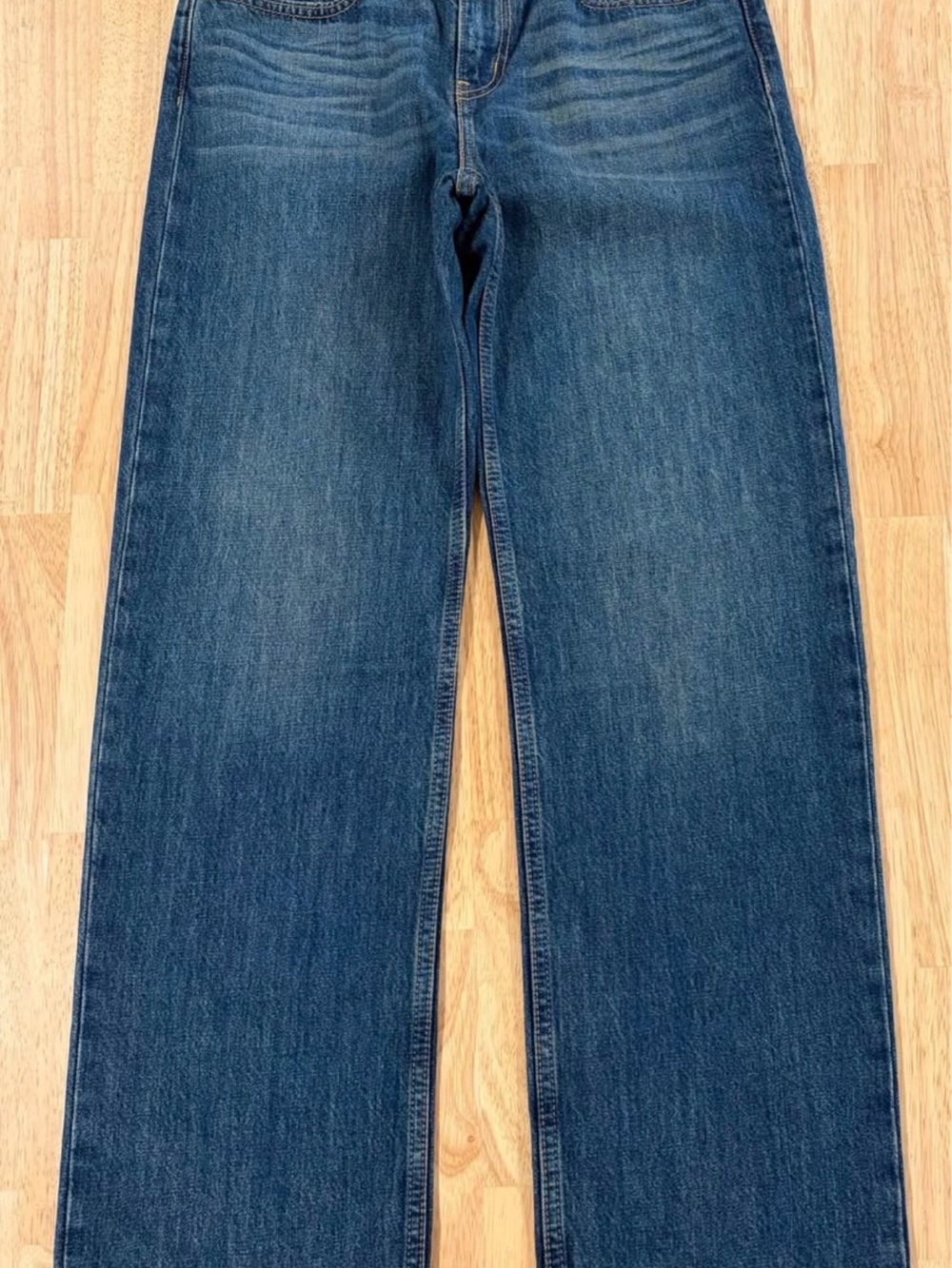 Levi's Women's Straight-Leg Jeans in Deep Blue Denim
